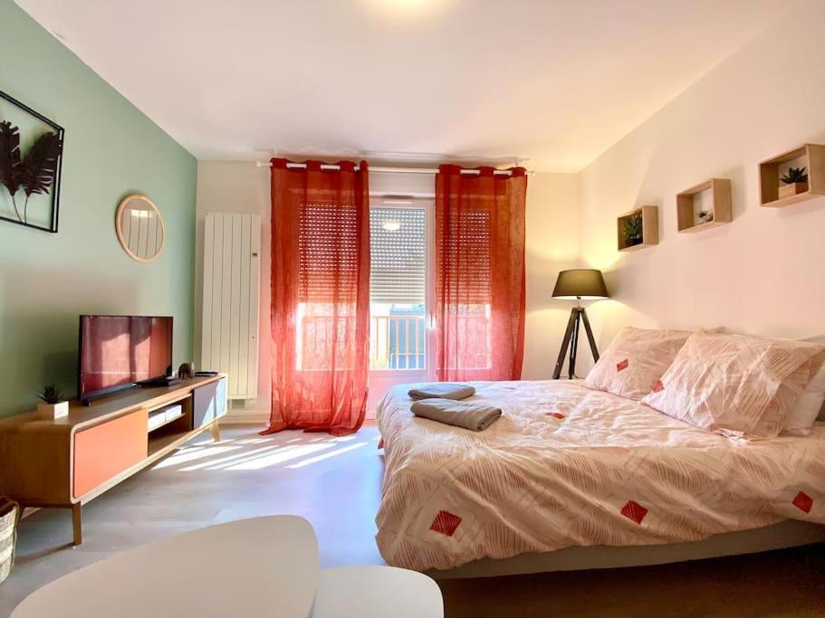 T2 Cosy Proche Hopital + Parking Gratuit Sur Place Осер Екстер'єр фото